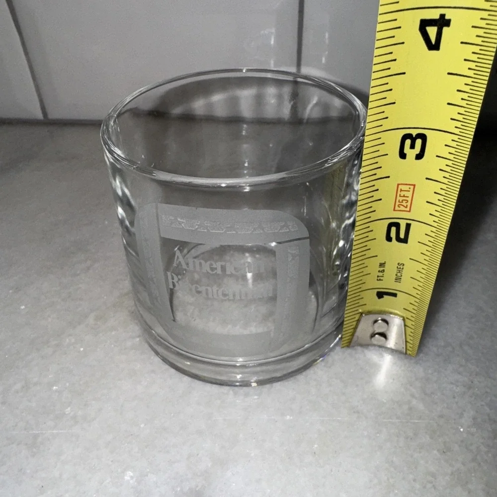 VINTAGE GARRICK, GLASS MADE IN FRANCE American Bicentennial 1776-1976‎ Mug OLA51